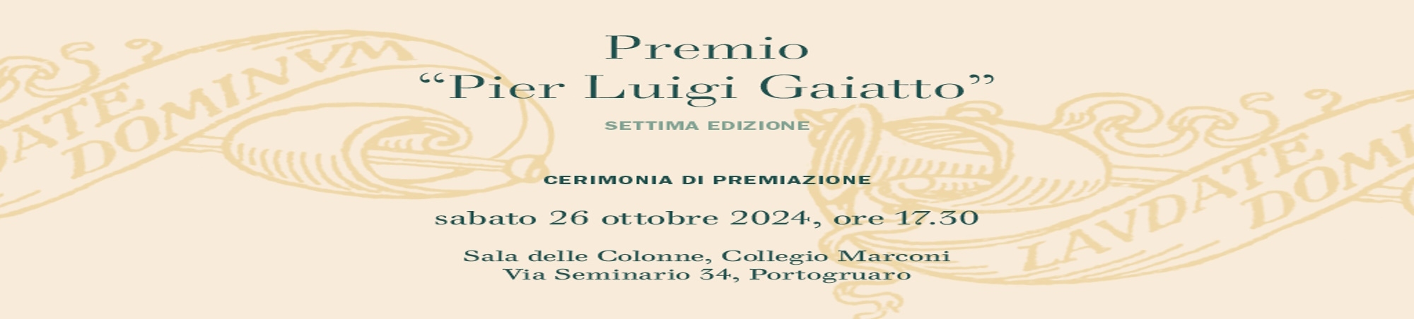 Immagine Premio "Pier Luigi Gaiatto"