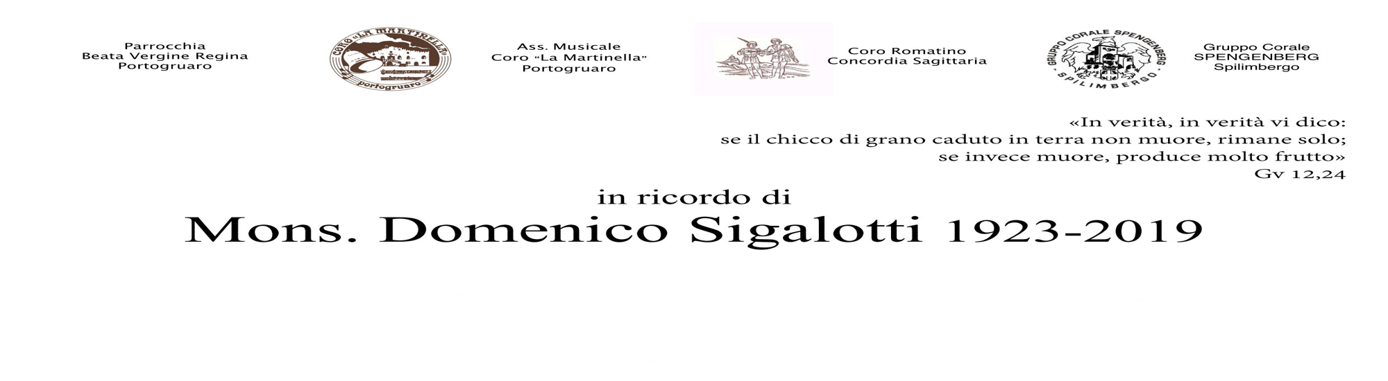 Immagine Requiem: Mons. Domenico Sigalotti 1923-1919