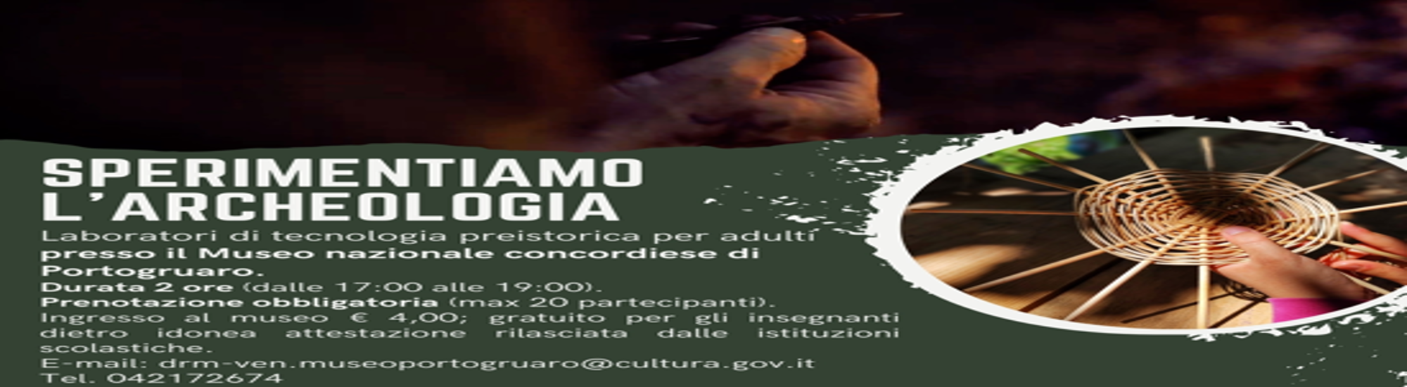 Immagine Sperimentiamo l'Archeologia: laboratori presso il Museo il 5.11.2024